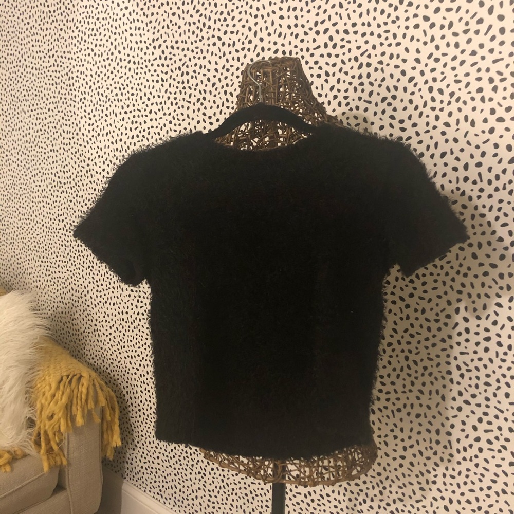 Zara fluffy t shirt!